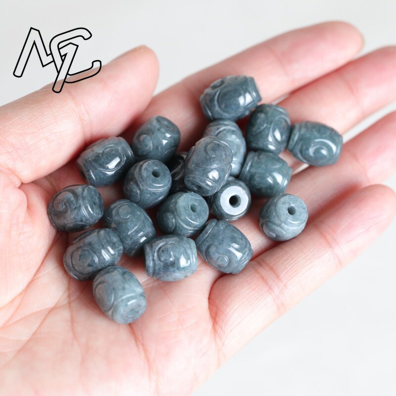 5PC Natural Blue Water Jade Ri - Earrings ulasan dan harga