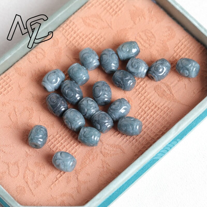 5PC Natural Blue Water Jade Ri - Earrings ulasan dan harga