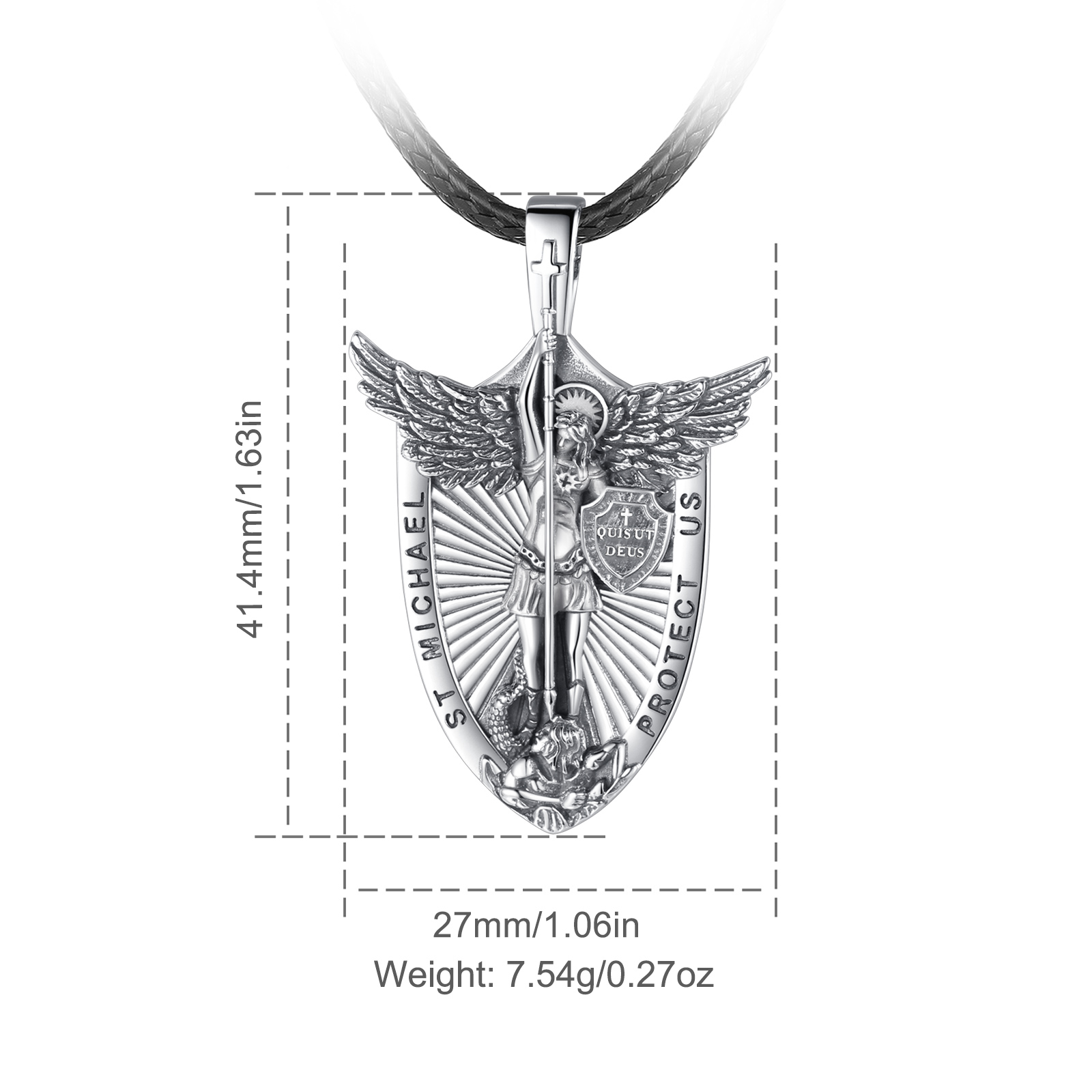 Eudora 925 Sterling Silver St. - 925 Sterling Silver Chain Necklace Men ulasan dan harga