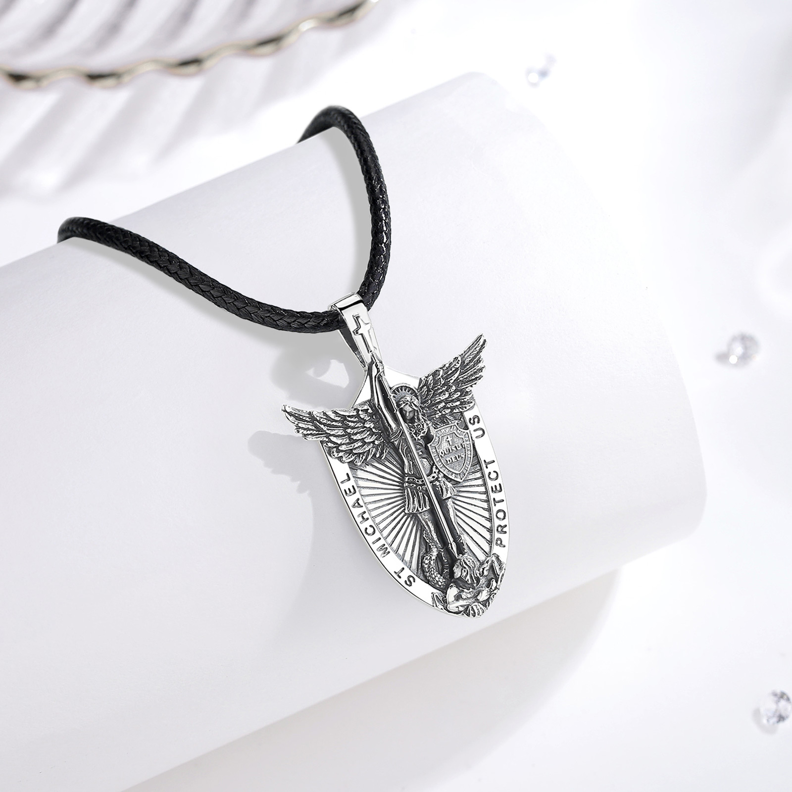 Eudora 925 Sterling Silver St. - 925 Sterling Silver Chain Necklace Men ulasan dan harga