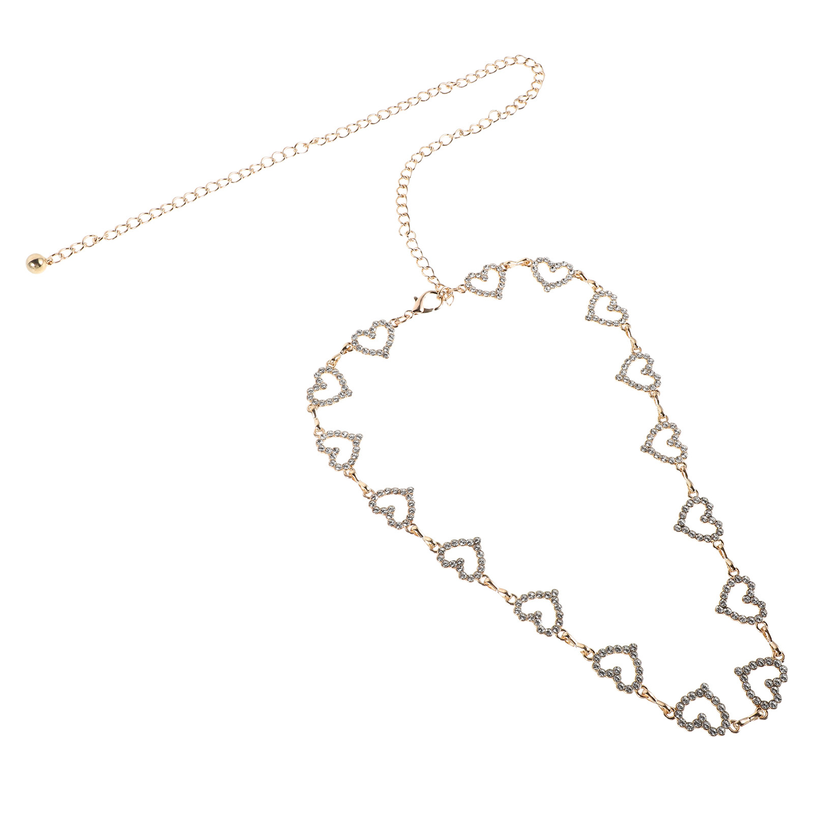Adjustable Waist Chain Rhinest - Body Jewelry ulasan dan harga