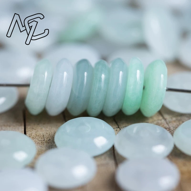 10pcs Natural Emerald White Ja - Bracelets ulasan dan harga