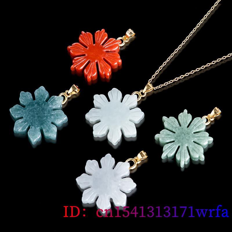 Myanmar Jade Sunflower Pendant - Necklaces ulasan dan harga