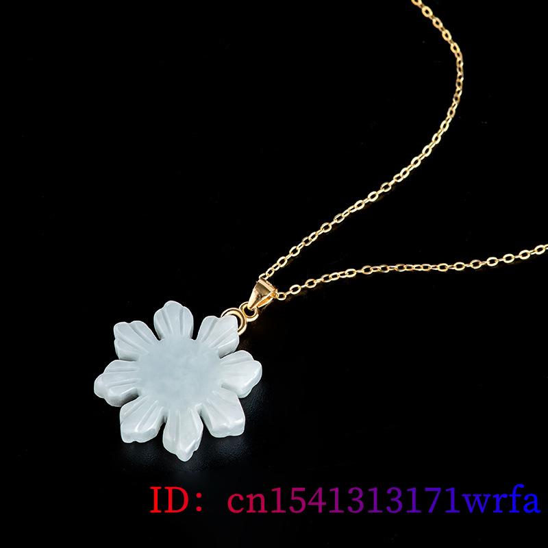 Myanmar Jade Sunflower Pendant - Necklaces ulasan dan harga