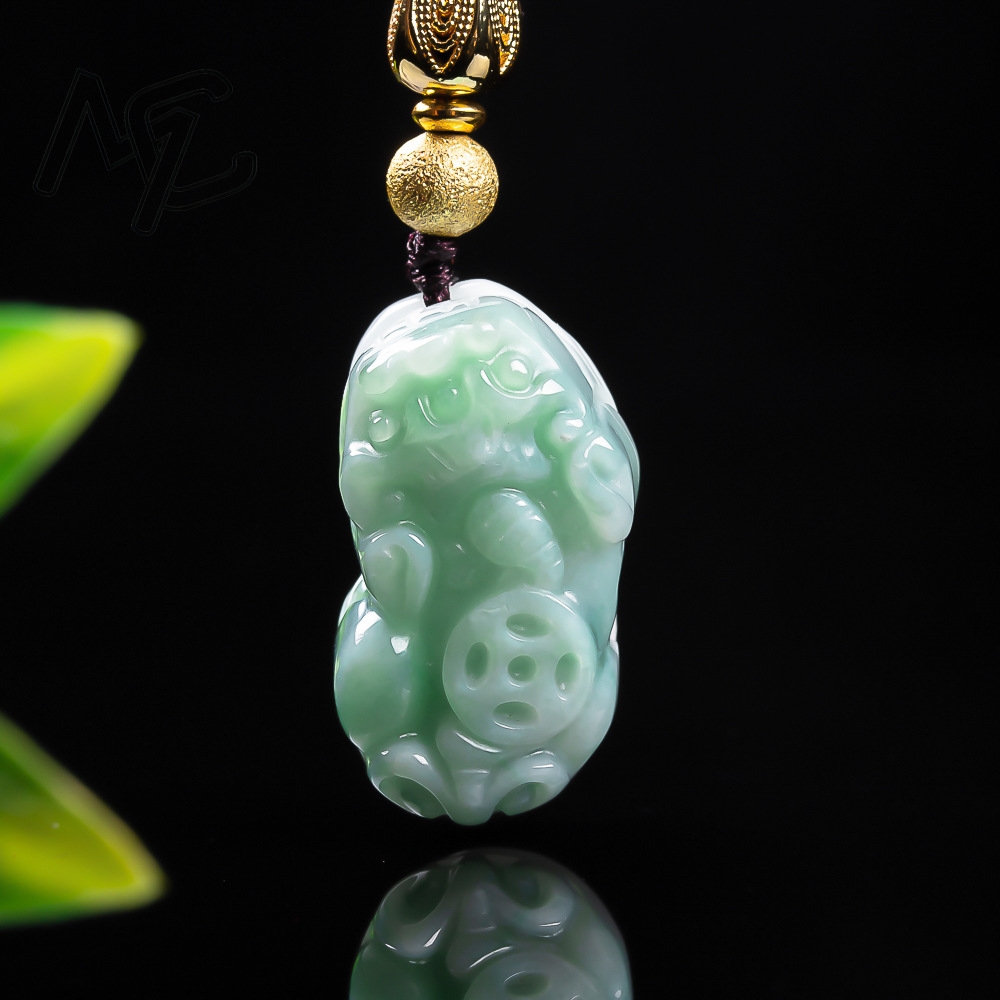 Natural Burmese A Emerald Pea  - Necklaces ulasan dan harga