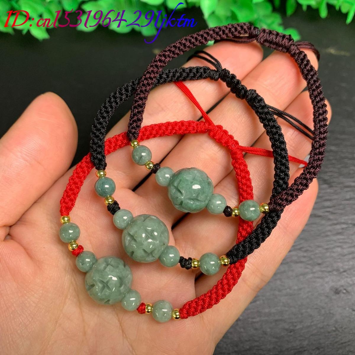 A Myanmar Jadeite Carve Bead B - Bracelets ulasan dan harga