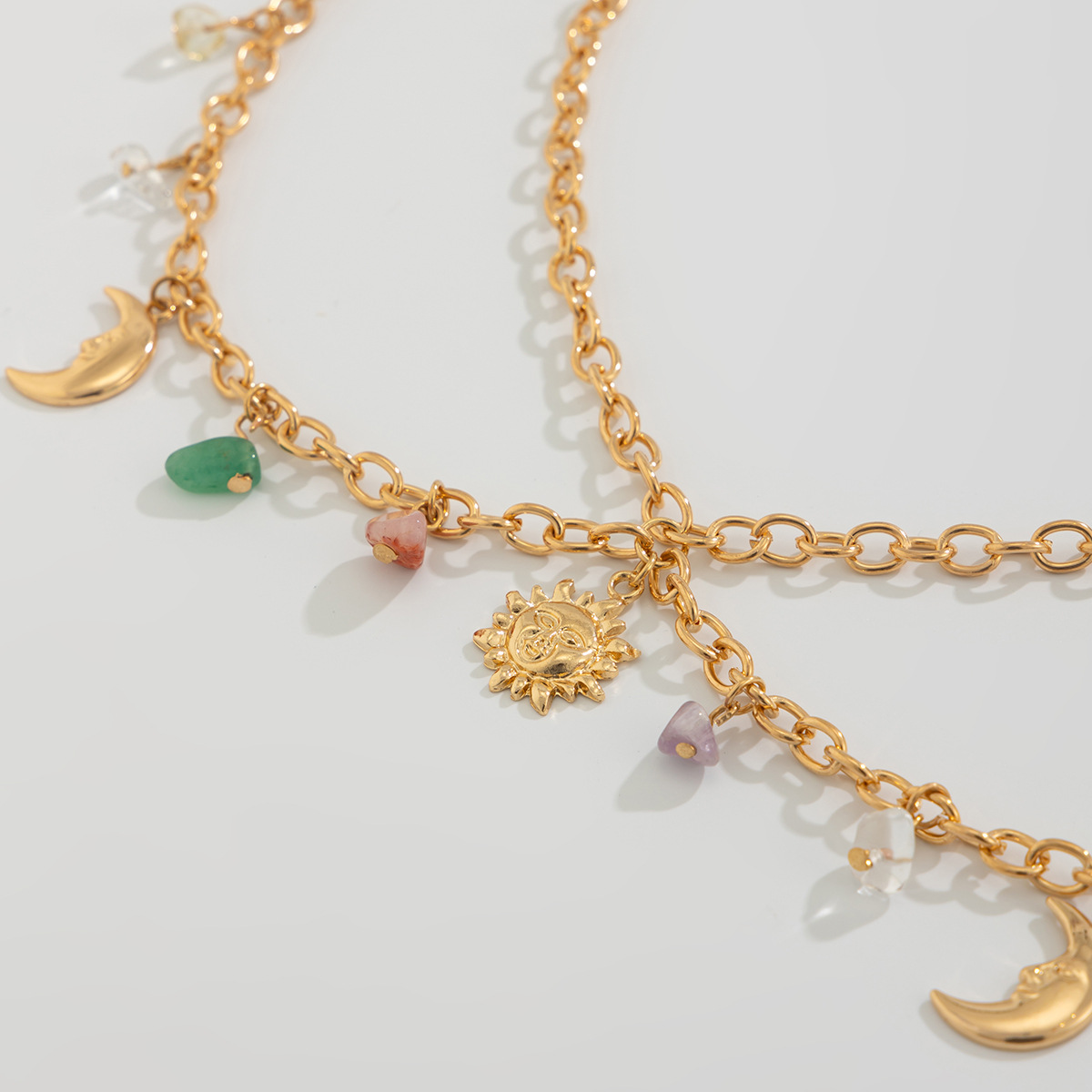 Boho Star Moon Sun Pendant Wai - Body Jewelry ulasan dan harga