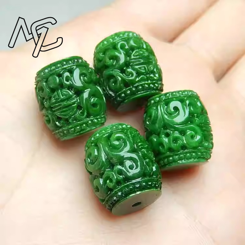 5pc Natural Green Jade Carving - Bracelets ulasan dan harga