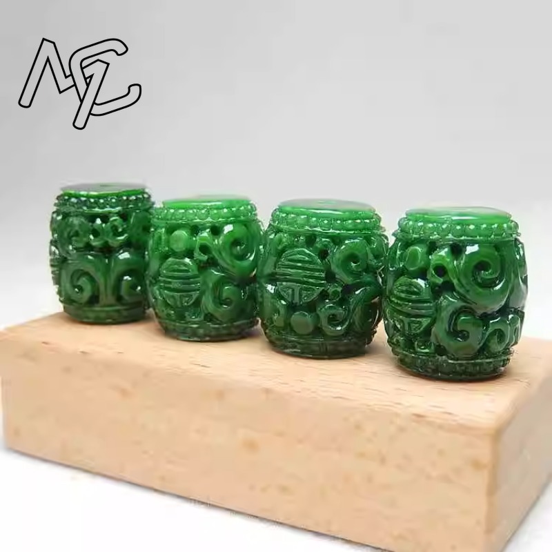 5pc Natural Green Jade Carving - Bracelets ulasan dan harga