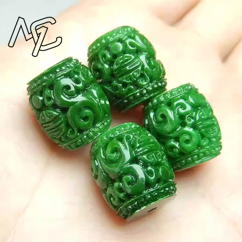 5pc Natural Green Jade Carving - Bracelets ulasan dan harga