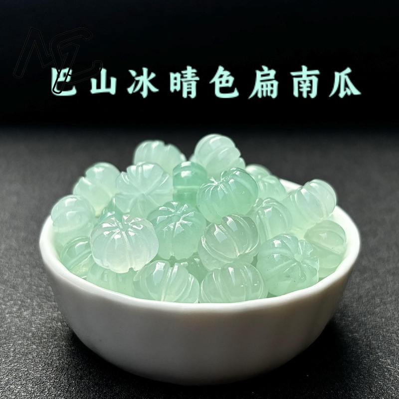 10pcs A Green Jade Pumpkin Bea - Earrings ulasan dan harga