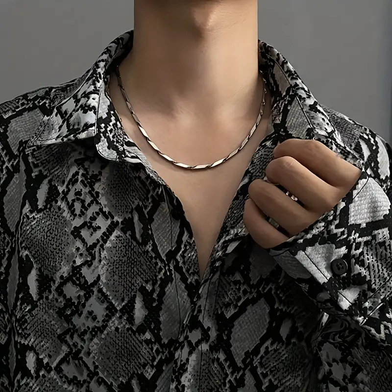 8Pieces Men Stainless Steel Ne - Cuban Link Chain 12Mm ulasan dan harga