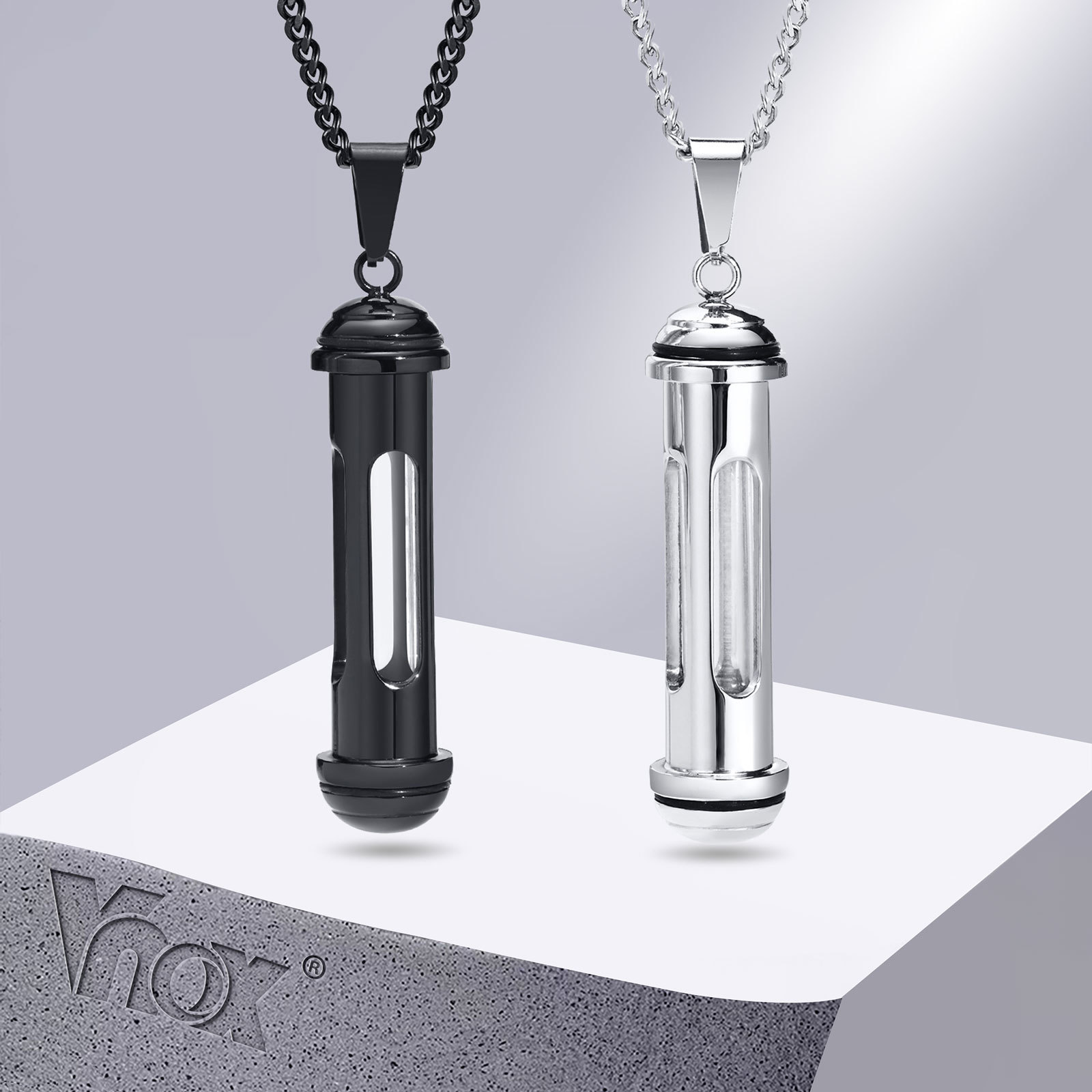 Vnox Men's Stainless Steel Nec - Cuban Link Chain 12Mm ulasan dan harga