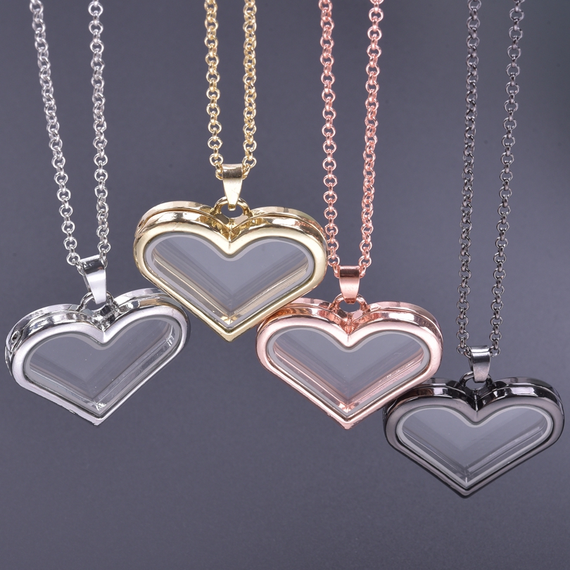 1Pc Y2K Girl Sweet Love Heart  - Heart Locket Necklace Photo ulasan dan harga