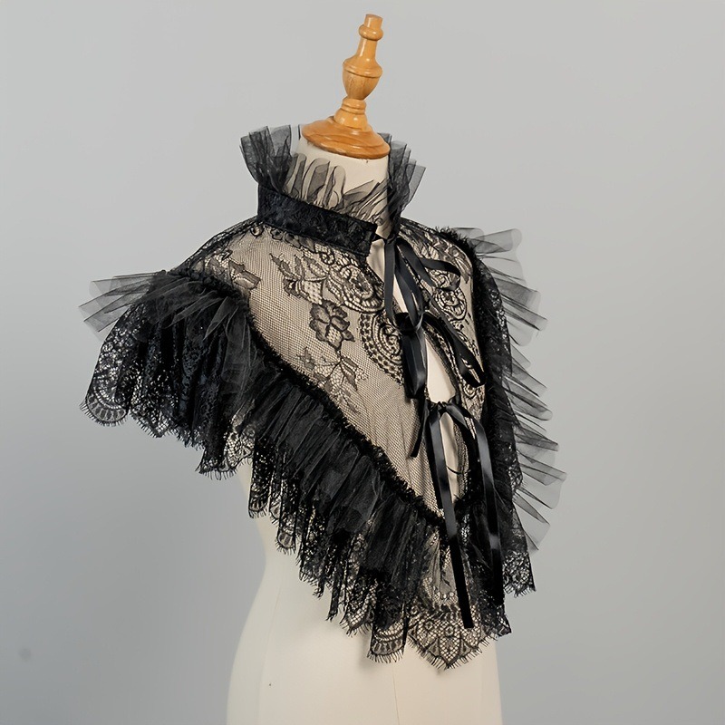 Gothic Style Lace Tulle False  - Necklaces ulasan dan harga
