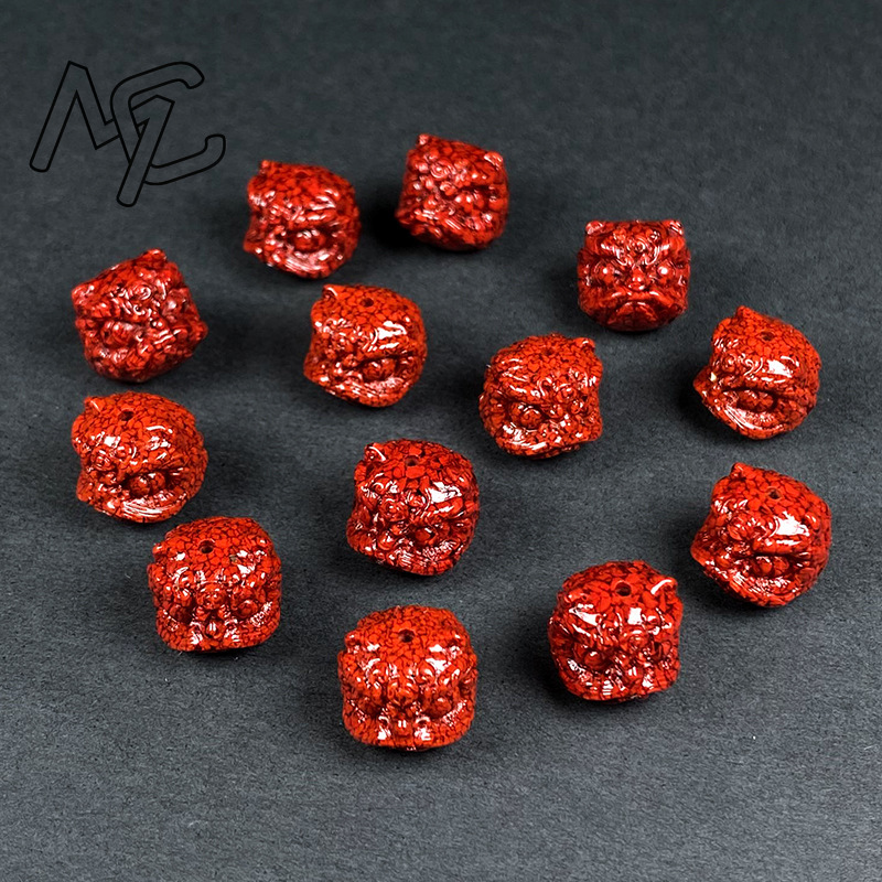 10pc Natural Cinnabar Crystal  - Earrings ulasan dan harga