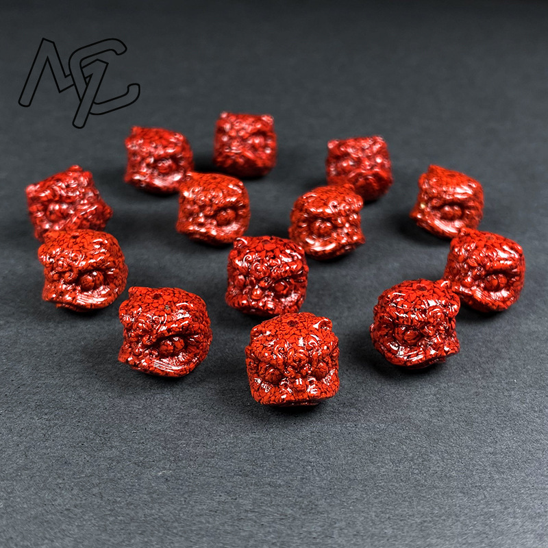 10pc Natural Cinnabar Crystal  - Earrings ulasan dan harga
