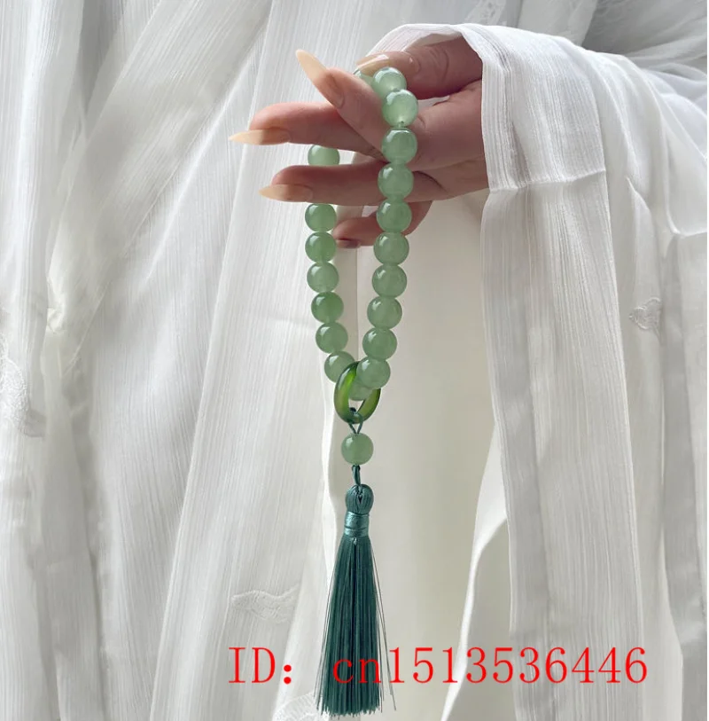 Green Jade Stone 12mm Beads Ta - Bracelets ulasan dan harga