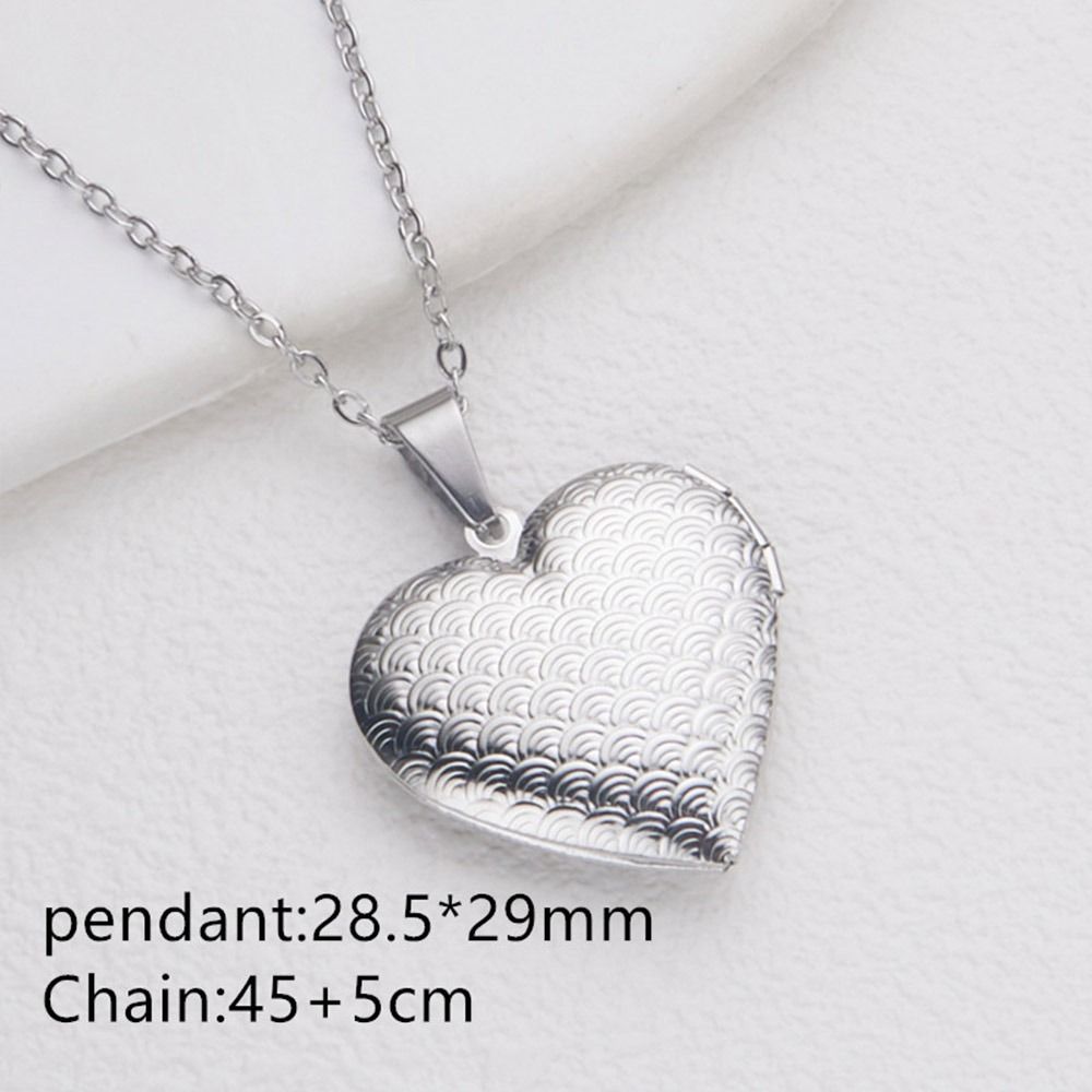 DIY Necklace Photo Picture Loc - Heart Locket Necklace Photo ulasan dan harga
